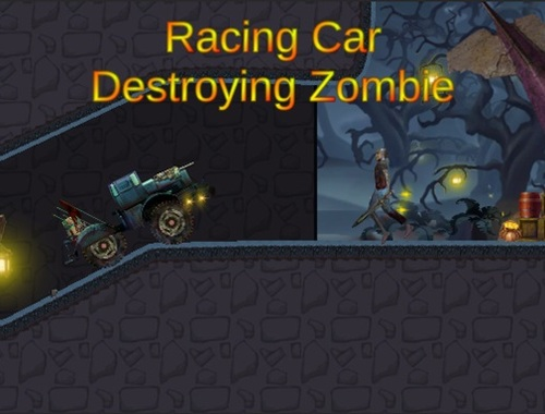 Permainan Kereta lumba menghancurkan zombie  talian