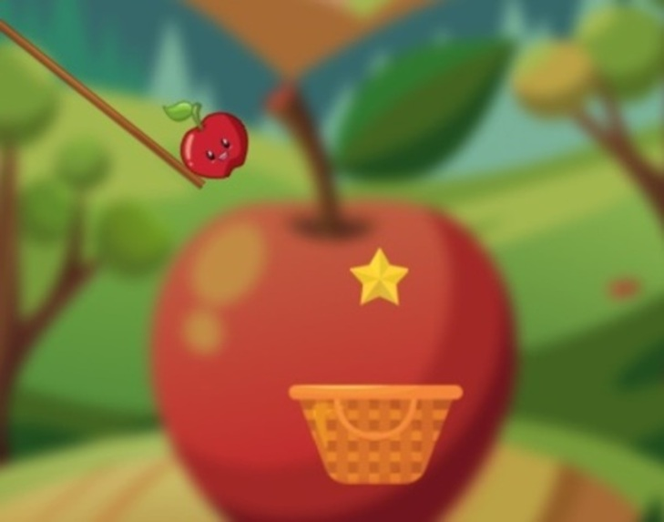 Permainan Pengembaraan Drop Apple  talian