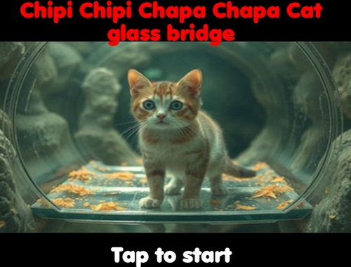 Permainan Jambatan Kaca Kucing Chipi Chipi Chola Chola  talian