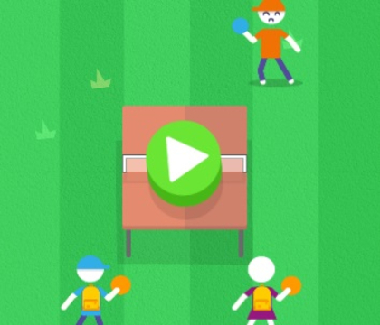 Permainan Stickman ping pong 2  talian