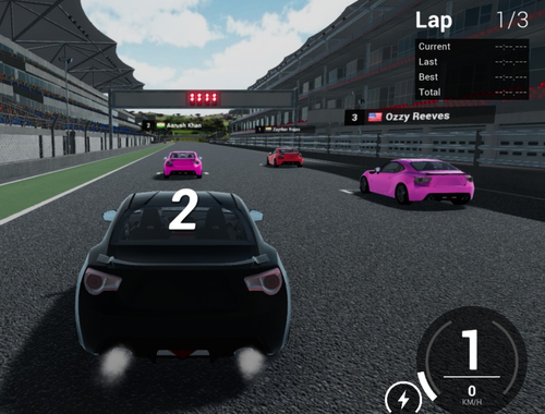 Permainan Simulator perlumbaan GT sebenar  talian