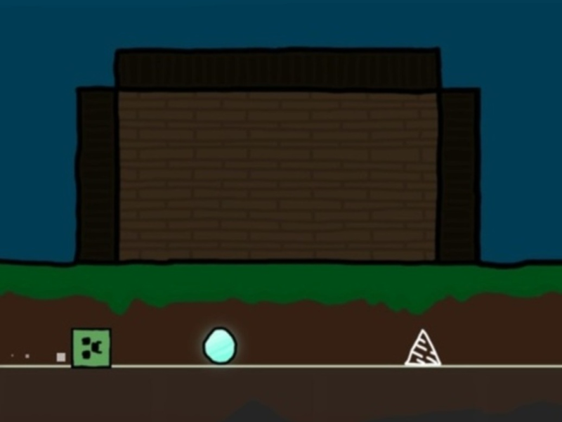 Permainan Ruam geometri tetapi mcraft  talian