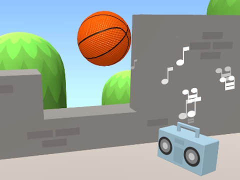 Permainan Bounce Dunk Basketball  talian