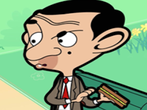 Permainan Teka -teki gelongsor Mr Bean  talian
