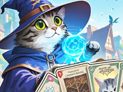 Permainan Teka -teki Jigsaw: Arena Kad Cat  talian
