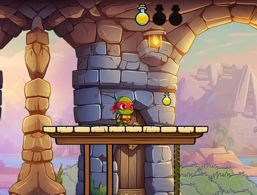 Permainan Quest Turtle  talian