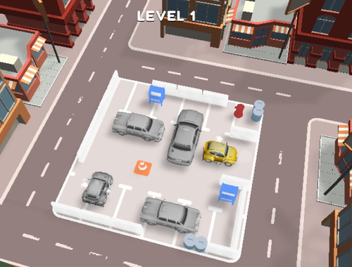 Permainan Tempat letak kereta gila  talian