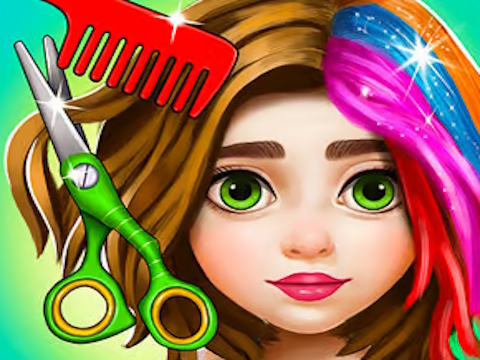 Permainan Salon rambut & berpakaian gadis  talian