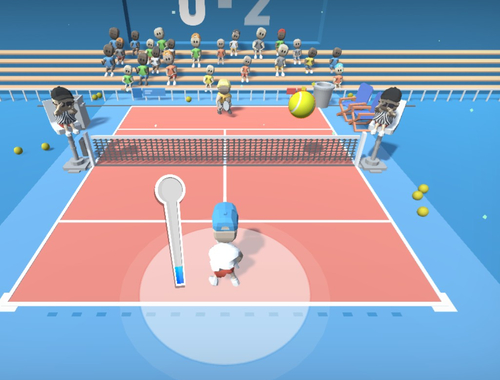Permainan Tenis Clash  talian