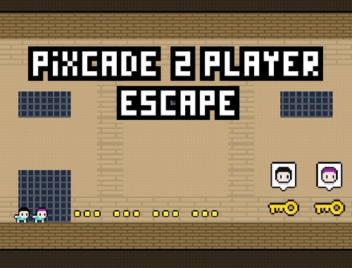 Permainan Pixcade 2 pemain melarikan diri  talian