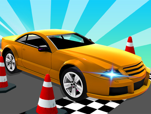 Permainan Tempat letak kereta dan aksi kereta sebenar  talian