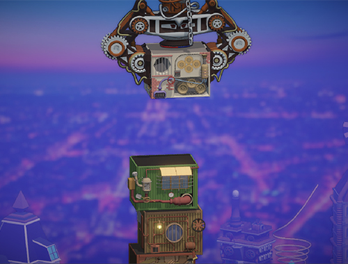 Permainan Steampunk Tower Builder  talian