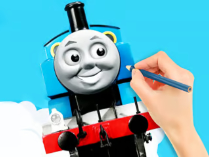 Permainan Buku Pewarna: Thomas & Friends  talian
