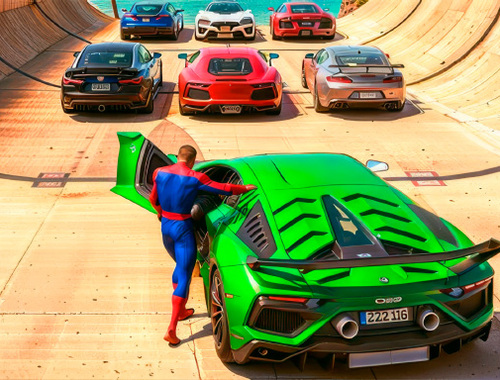 Permainan Mega Lamba Ramp  talian
