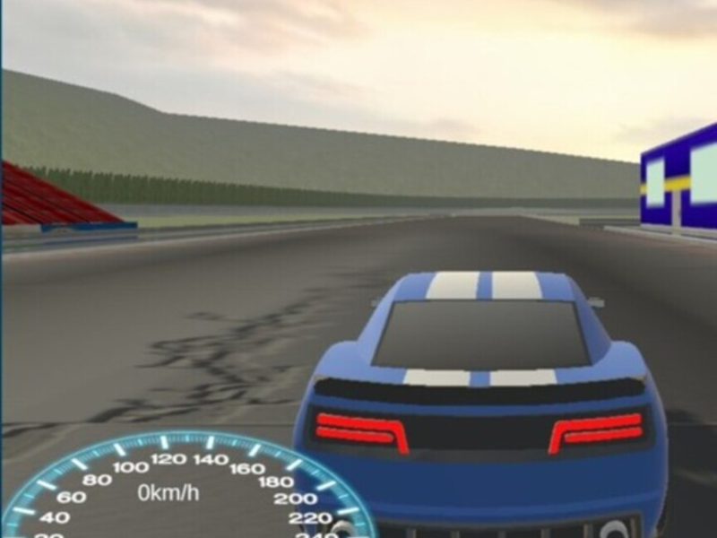 Permainan Memandu kereta biru  talian