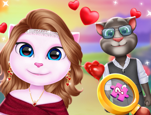 Permainan Pasangan kucing valentine yang indah  talian