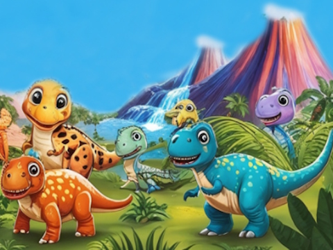 Permainan Baby Dino Planet  talian