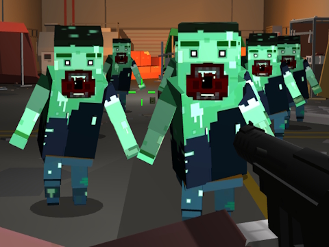 Permainan Hunter Blocky  talian