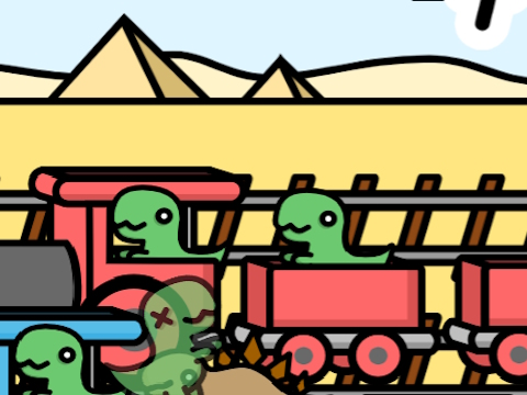 Permainan Keretapi Dino  talian