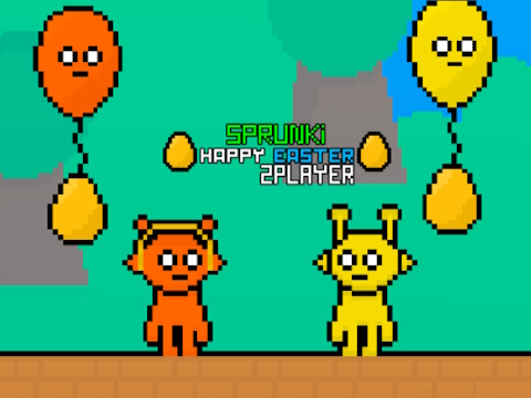 Permainan Sprunki Happy Easter 2Player  talian