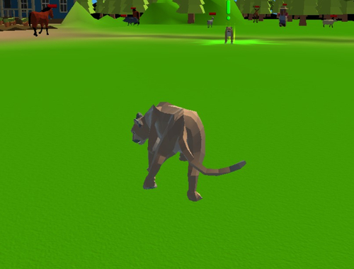 Permainan Simulator Cougar - Kucing Besar  talian