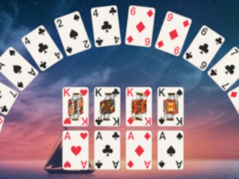 Permainan Solitaire Crescent  talian