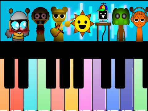 Permainan Sprunki Piano Explorer  talian