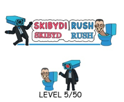 Permainan Skibydi Rush  talian