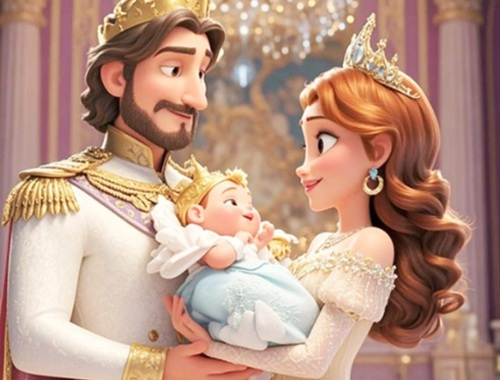Permainan Cari perbezaan: Sleeping Beauty  talian