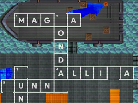 Permainan Stealth Crossword  talian