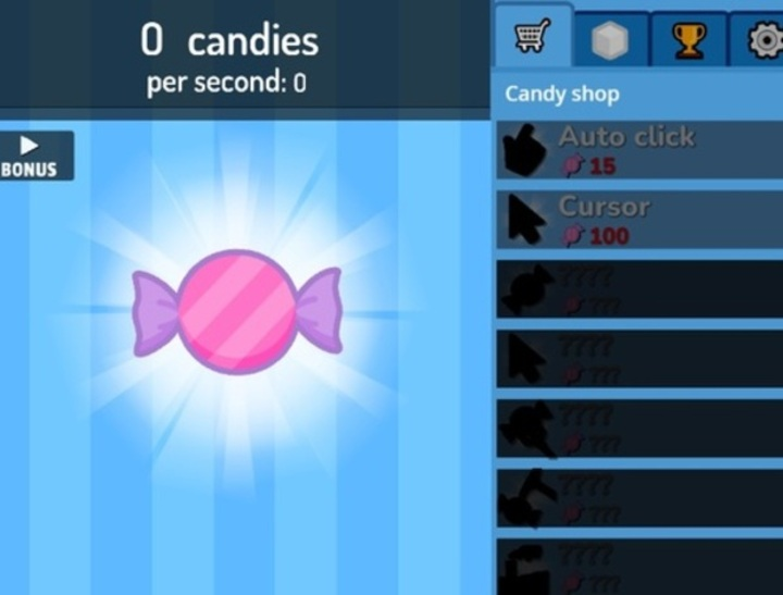 Permainan Candy Clicker 2  talian