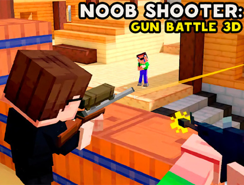 Permainan Noob Shooter: Gun Battle 3D  talian