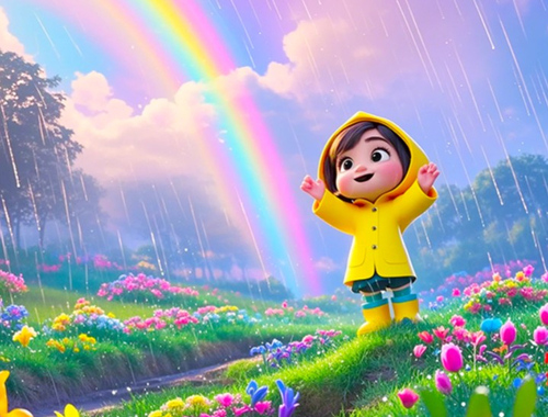 Permainan Cari perbezaan: Jambatan Rainbow  talian