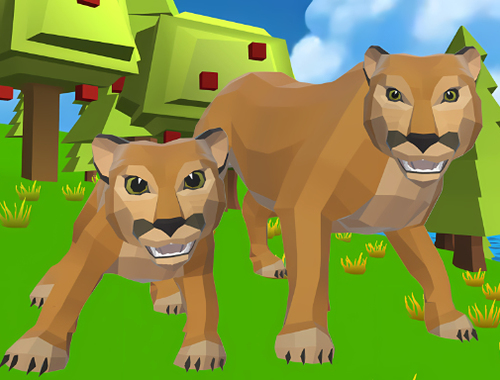 Permainan Simulator Cougar: Kucing Besar  talian