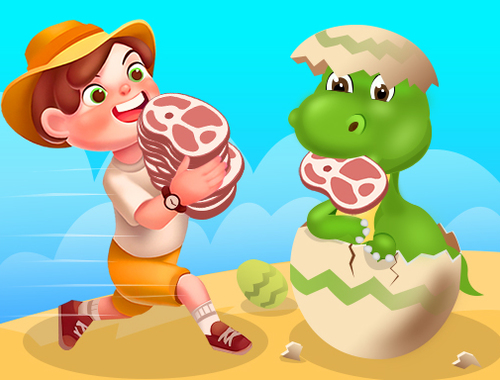 Permainan Pulau Dragon Idle 3d  talian