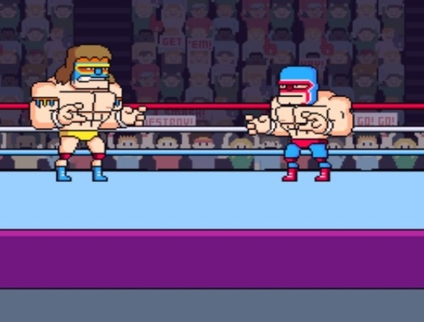 Permainan Wrestling City Rowdy  talian