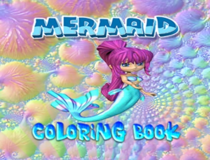 Permainan Buku Pewarna Mermaid  talian