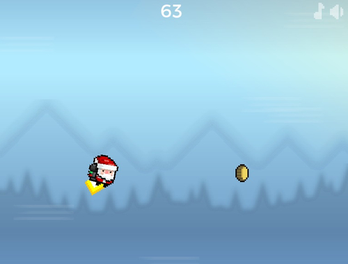 Permainan Santa Dash 2  talian