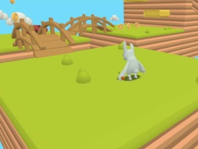 Permainan Bunny Coin Hop  talian