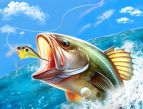 Permainan Memancing baron memancing sebenar  talian