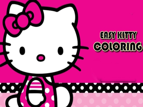 Permainan Kitty pewarna mudah  talian