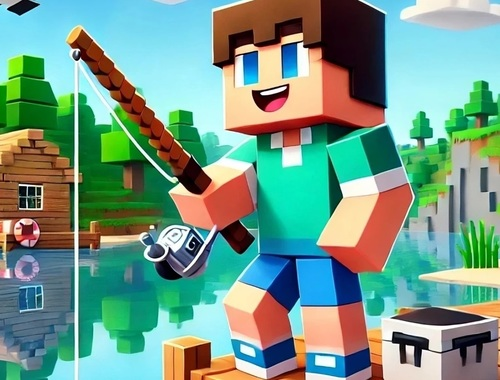 Permainan Noob Fun memancing  talian