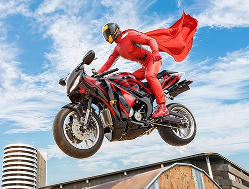 Permainan Stunt Hero Super 3D sebenar  talian