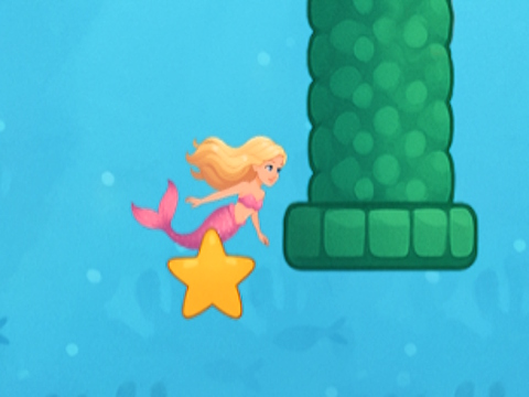 Permainan Barbie Underwater Dash  talian