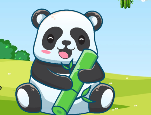 Permainan Ketik Panda!  talian
