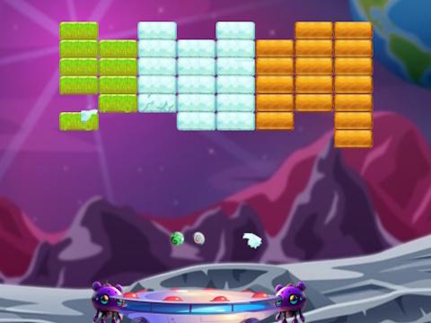 Permainan Galaxy Brick Breaker  talian