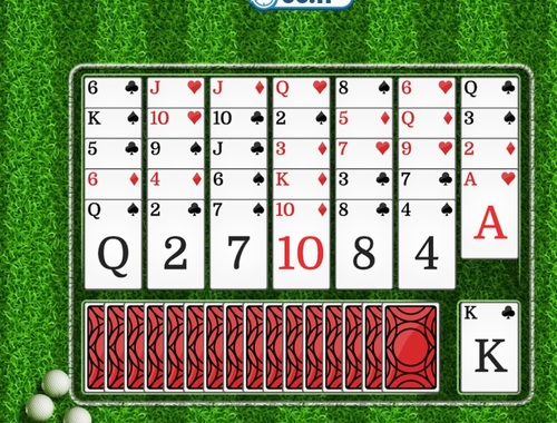 Permainan Golf Solitaire  talian