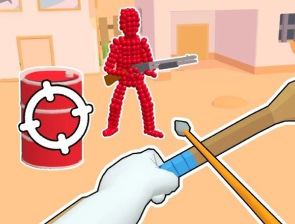 Permainan Stickman Archer: Anak panah menembak di merah  talian