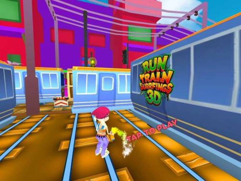 Permainan Keretapi Surf Run 3D talian