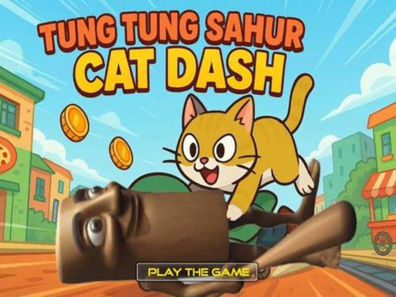 Permainan Tung Tung Sahur Cat Dash talian
